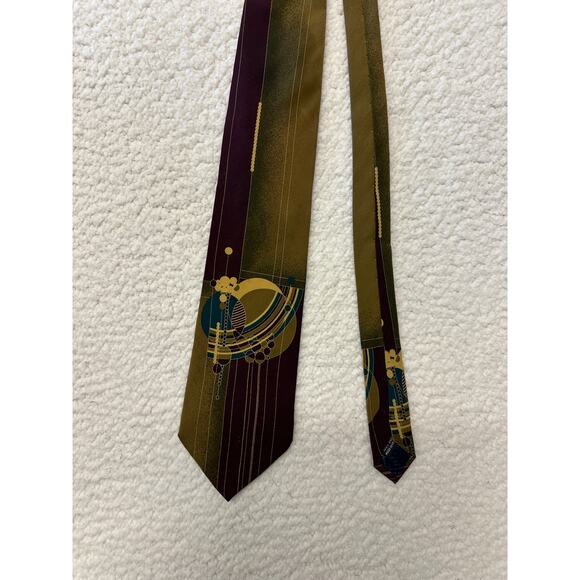 Boxelder Milwaukee Mens Tie Silk Made in Italy - Picture 2 of 4